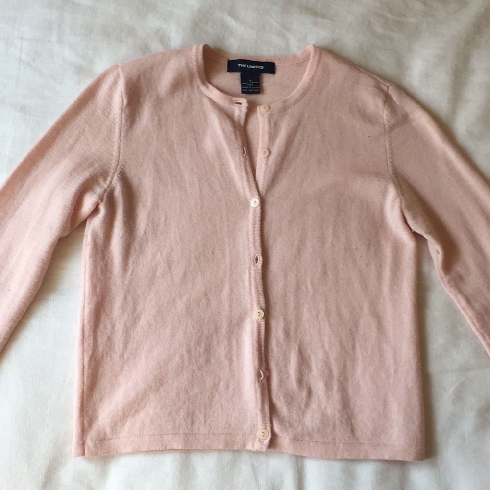 Pink cardigan